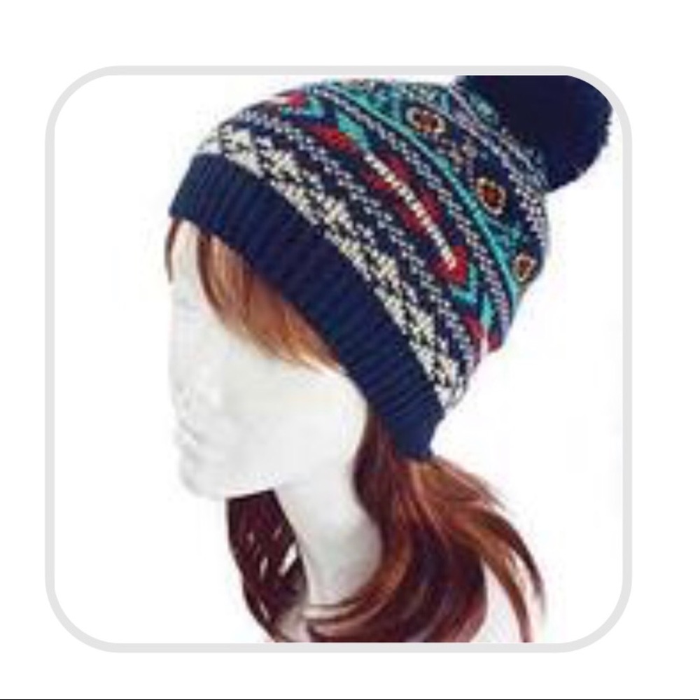 Knit Beanie with Pom Pom